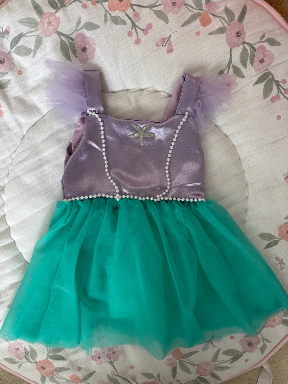 Kids Mermaid Tutu Costume - Purple & Teal